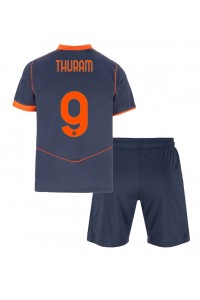 Inter Milan Marcus Thuram #9 Jalkapallovaatteet Lasten Kolmas peliasu 2025-26 Lyhythihainen (+ Lyhyet housut)